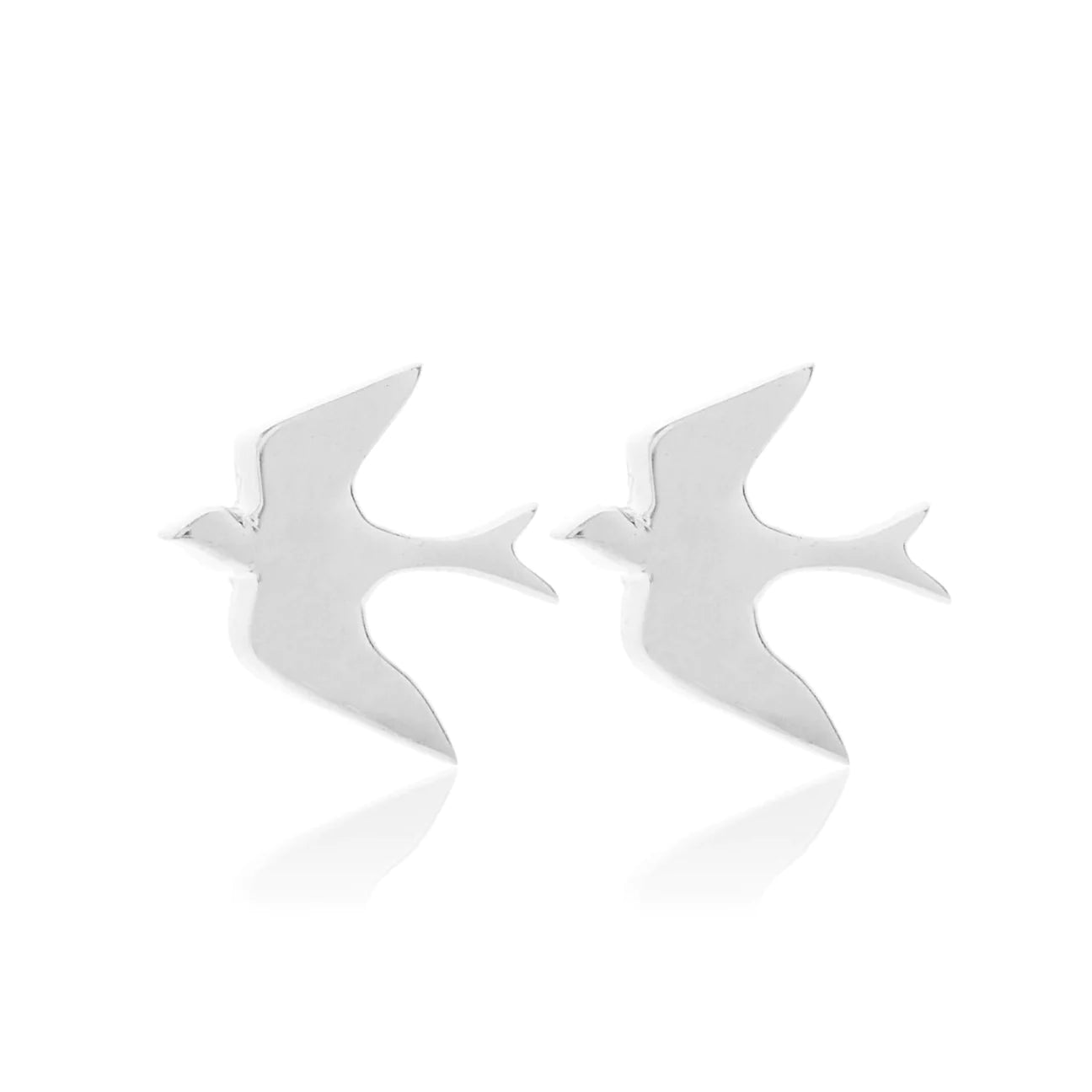 Swallow Studs / Silver