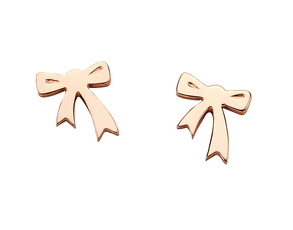 Mini Bow Studs Rose Gold – Cambridge Jewellers