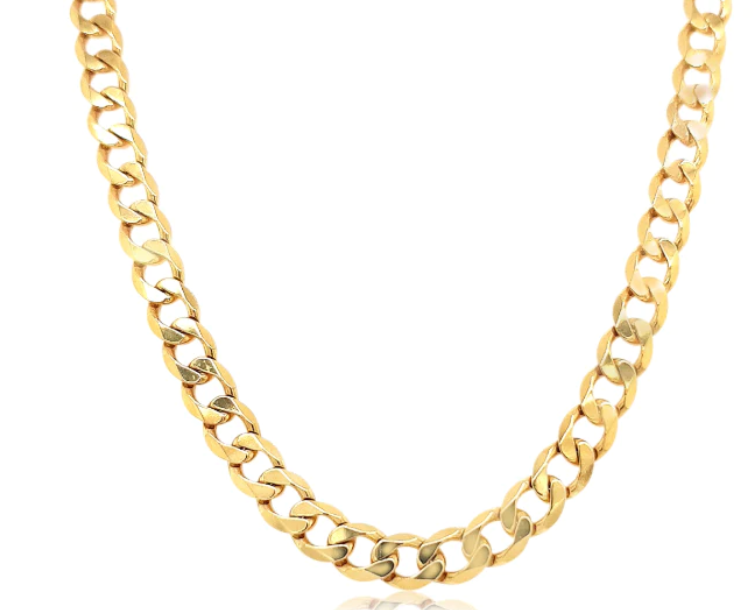 9ct gold Curb necklace