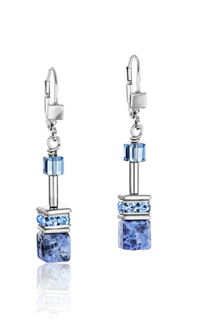 Hematite & Blue Sodalite earrings