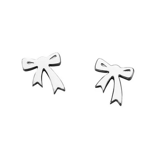 Mini bow stud earrings