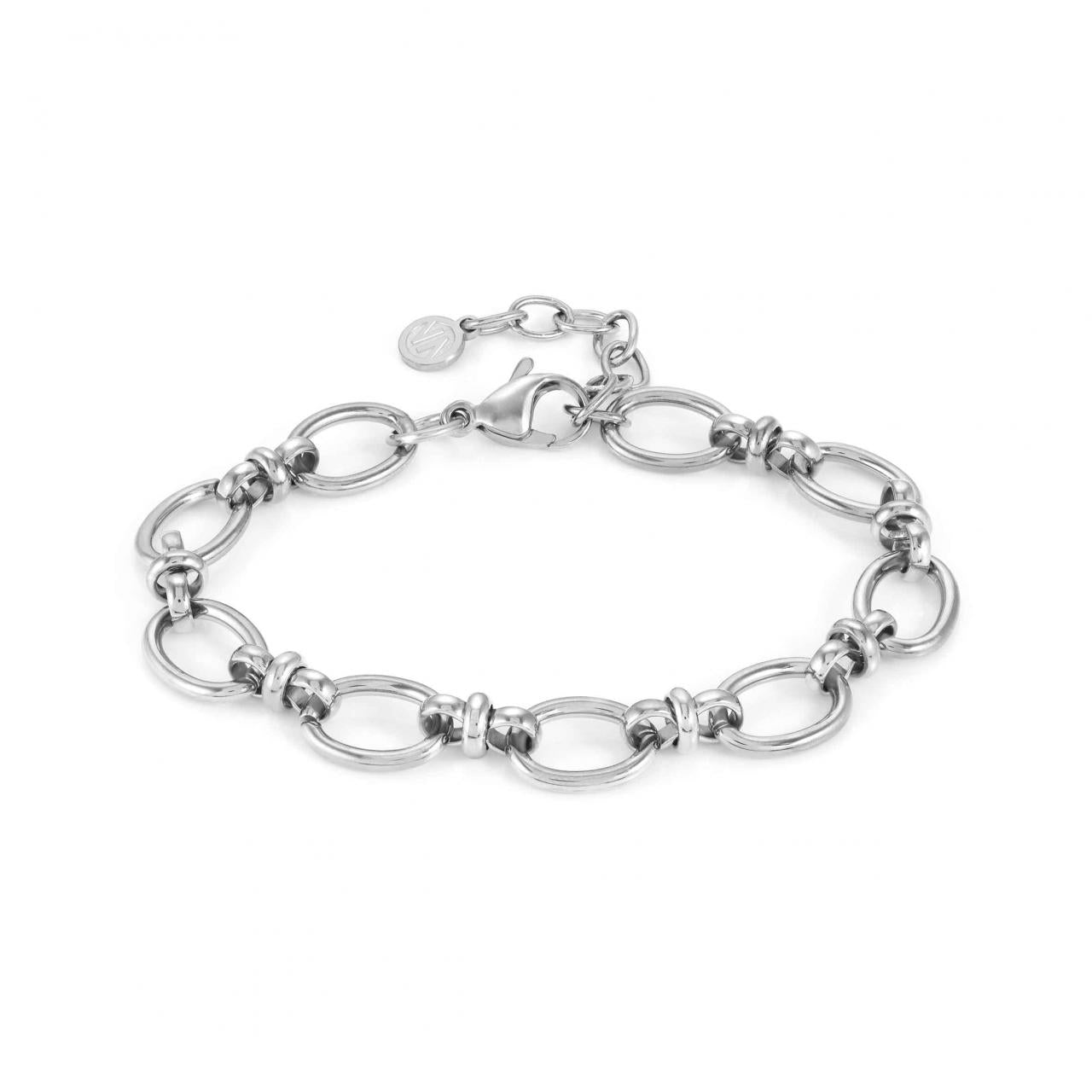 Affinity stainless steel chain link bracelet.