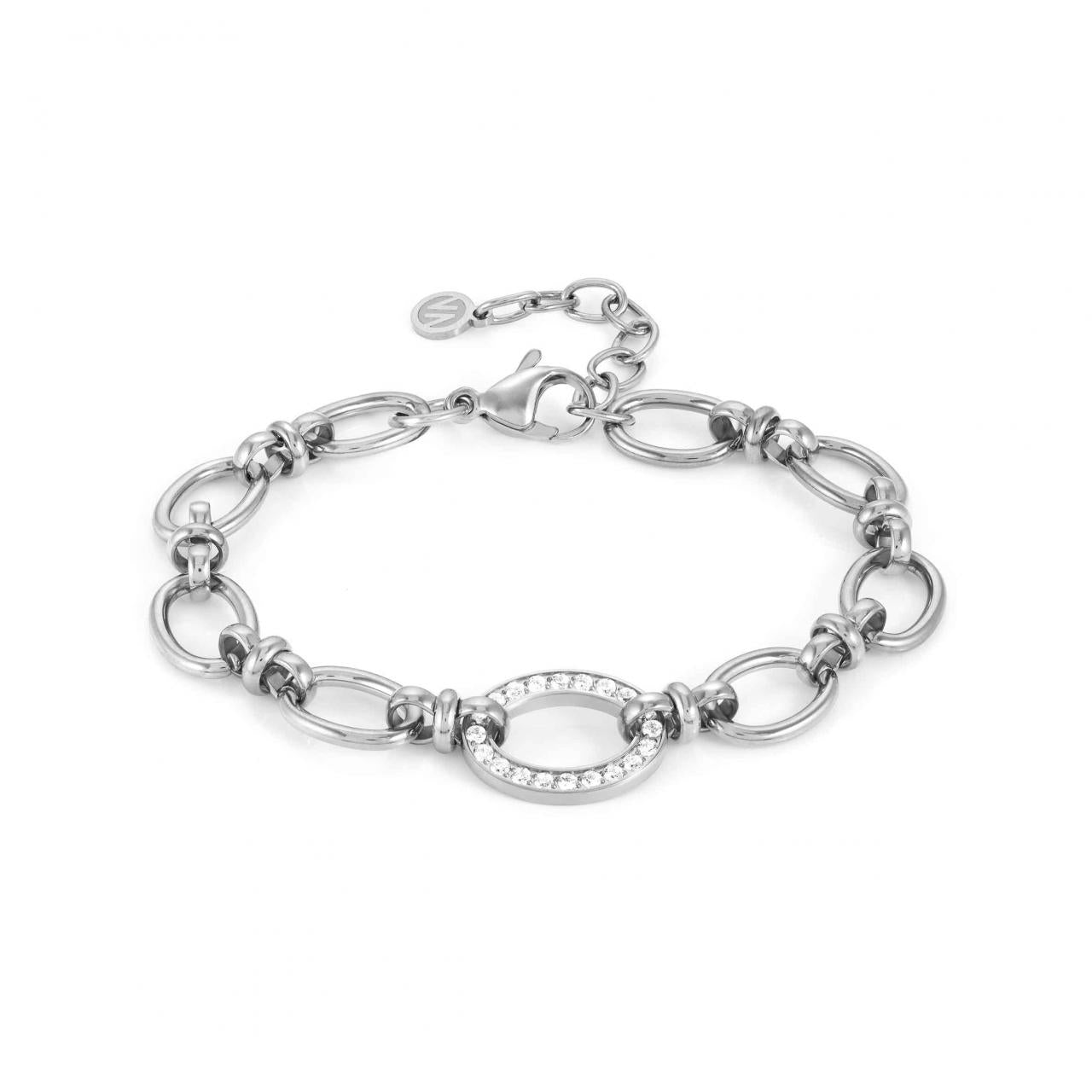 Affinity stainless steel chain bracelet