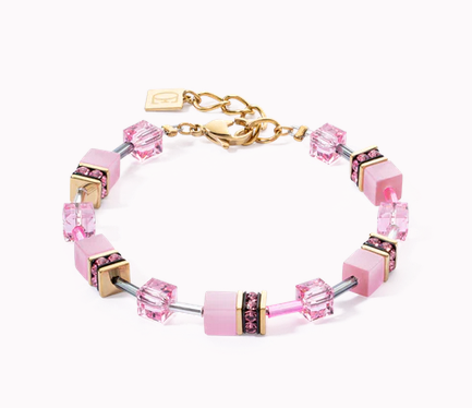 Pink and Gold bracelet.