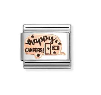 "Happy campers" Caravan symbol