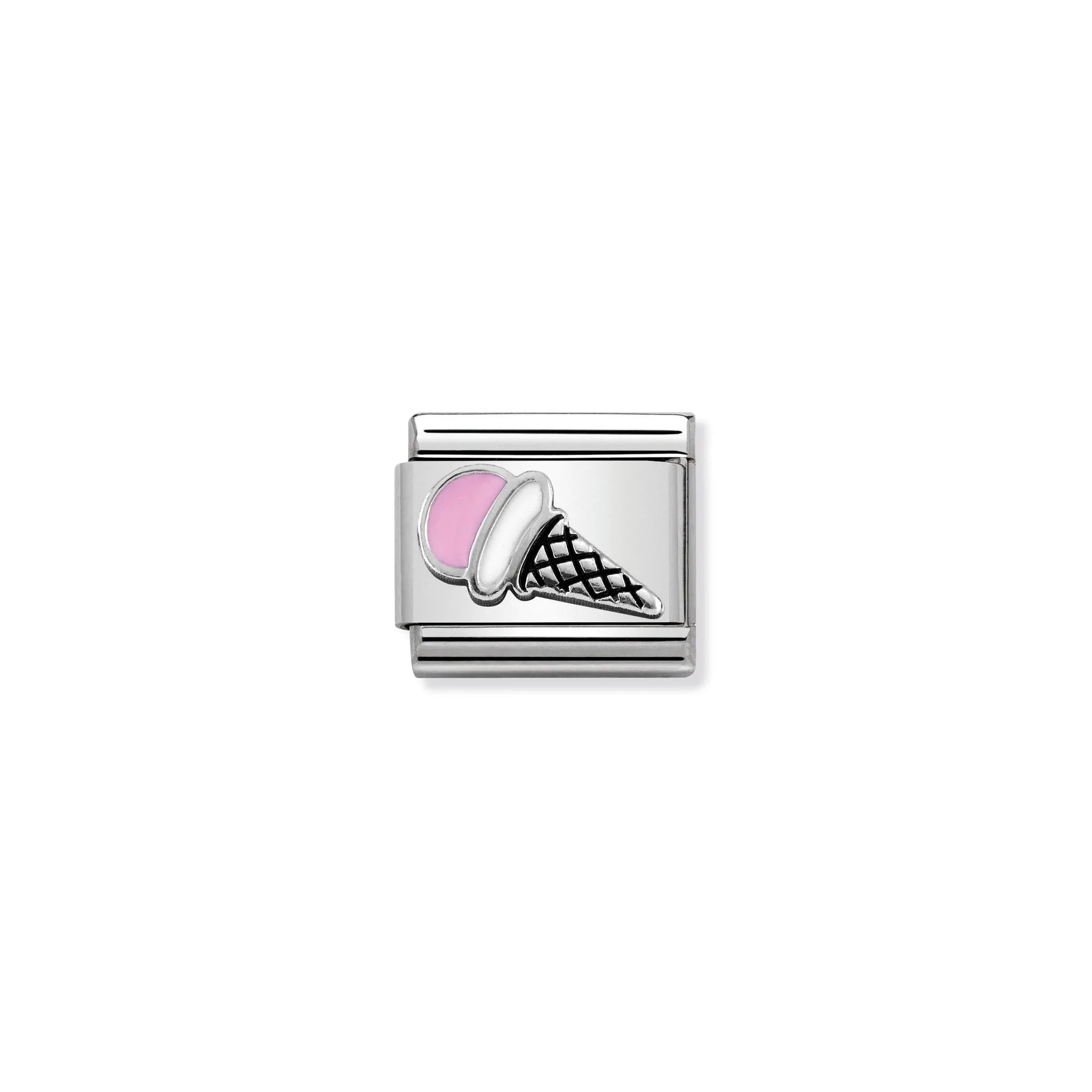 Pink ice cream Charm Cambridge Jewellers