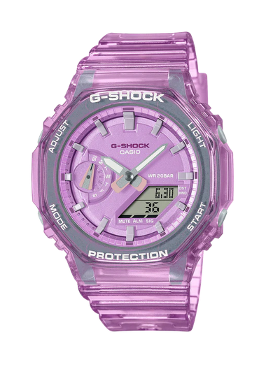 G-Shock Ladies Pink Skeleton Watch
