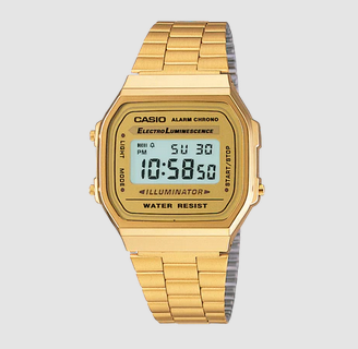 Classic Vintage Gold Digital Watch