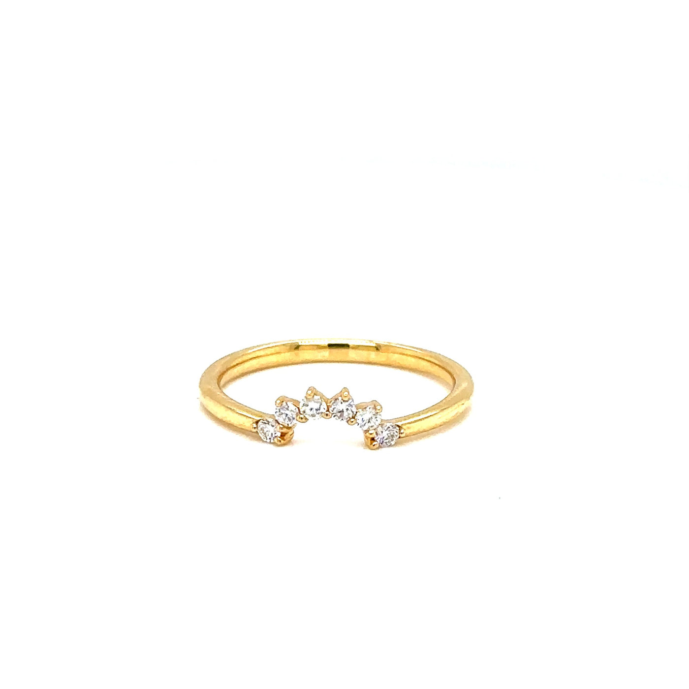 18ct Yellow Gold 6 Stone Diamond Ring