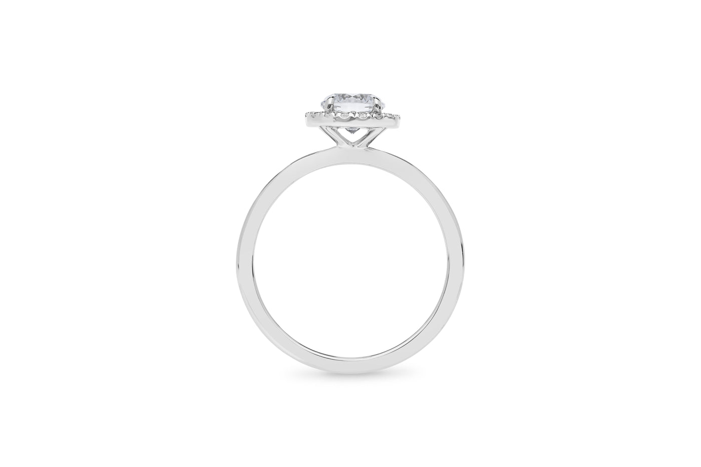 The Marina - Round Brilliant Cut Diamond Halo Cluster Ring