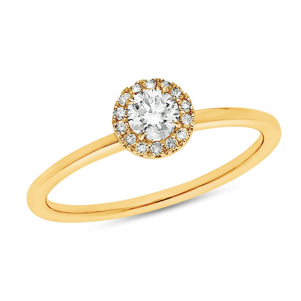 The Odette - Round Brilliant Cut Diamond Halo Cluster Ring