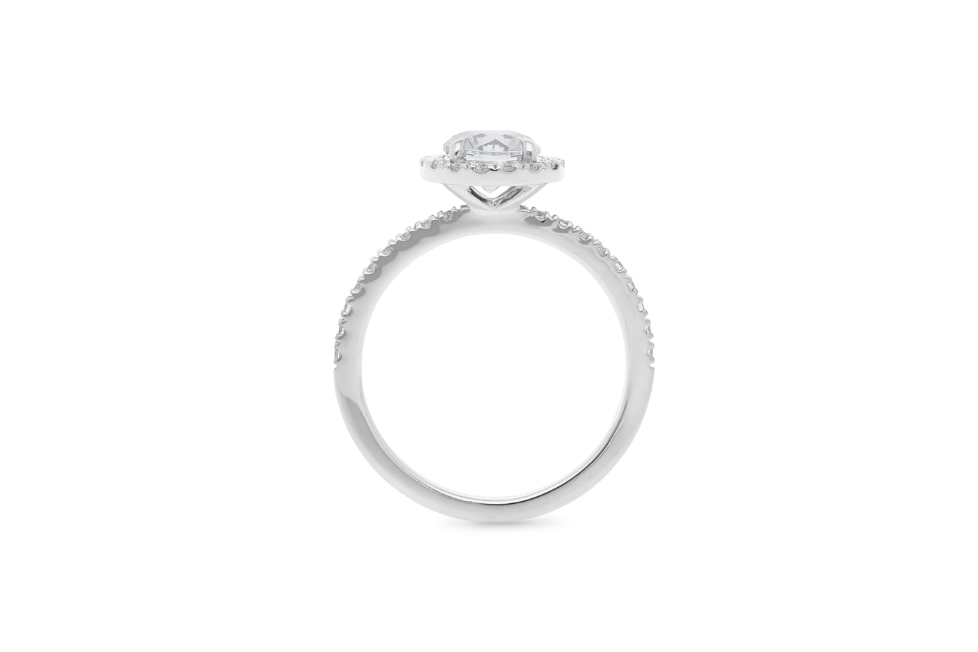 The Giselle - Round Brilliant Cut Halo Cluster Diamond Ring
