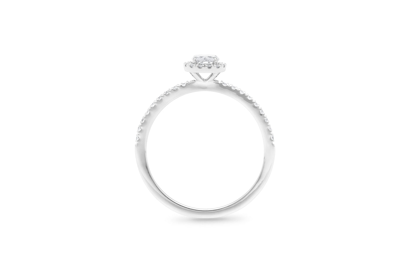 The Kiera - Round Brilliant Cut Halo Cluster Diamond Ring