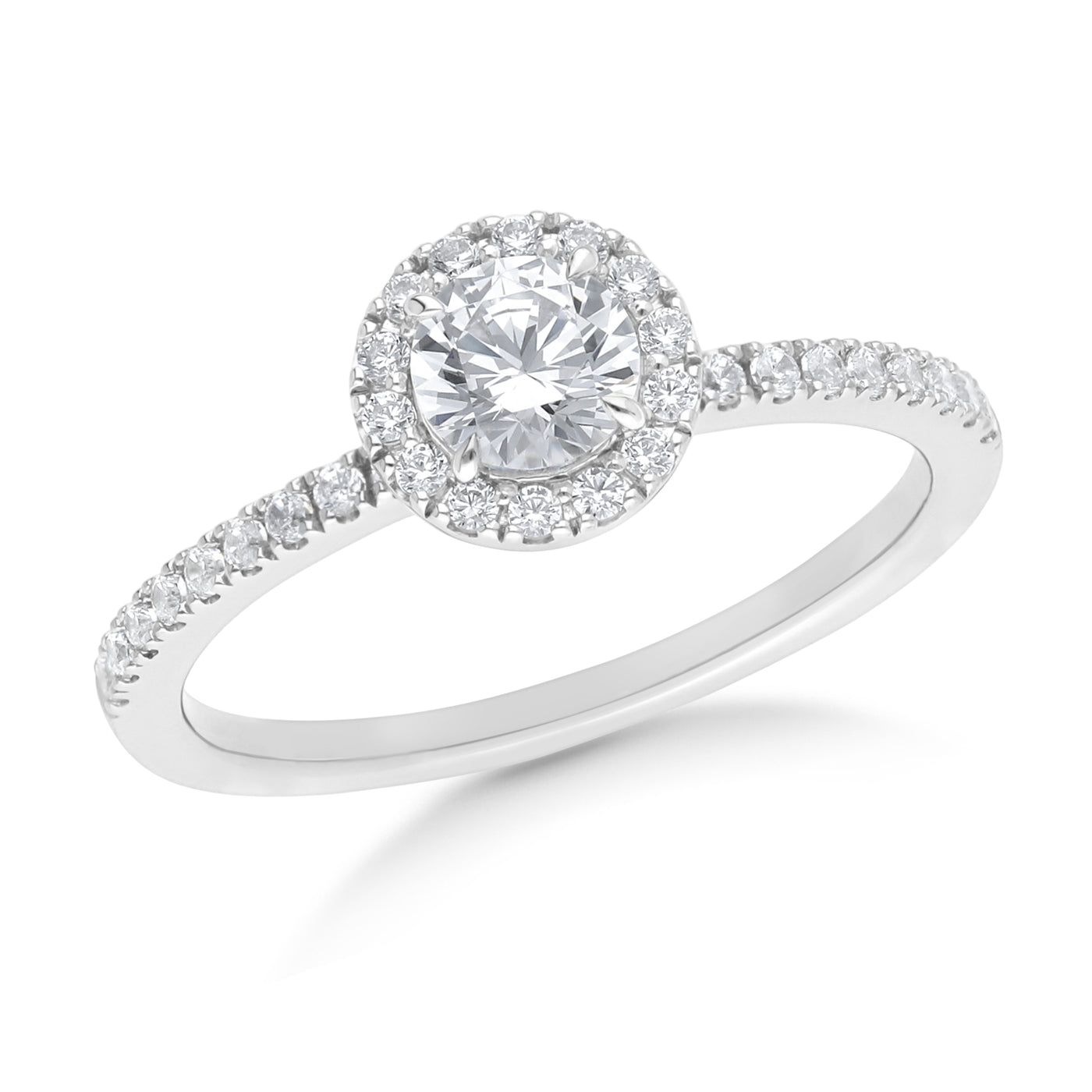 RING 18ct White Gold  & Lab Grown DIAMOND