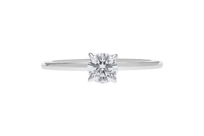 The Fiona - Round Brilliant Cut Halo Diamond Ring