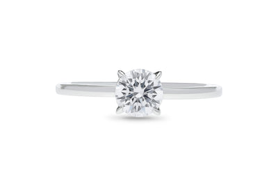 The Esme - Round Brilliant Cut Halo Diamond Ring