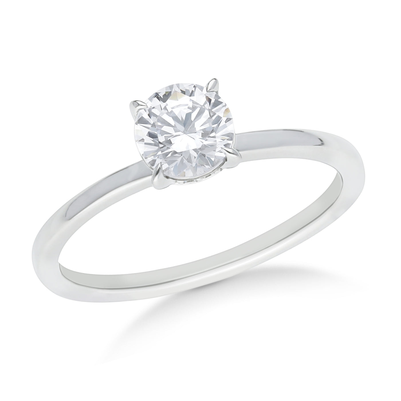 The Esme - Round Brilliant Cut Halo Diamond Ring