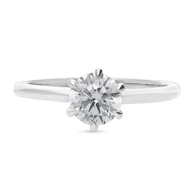 The Zinnia - Round Brilliant Cut Diamond Ring