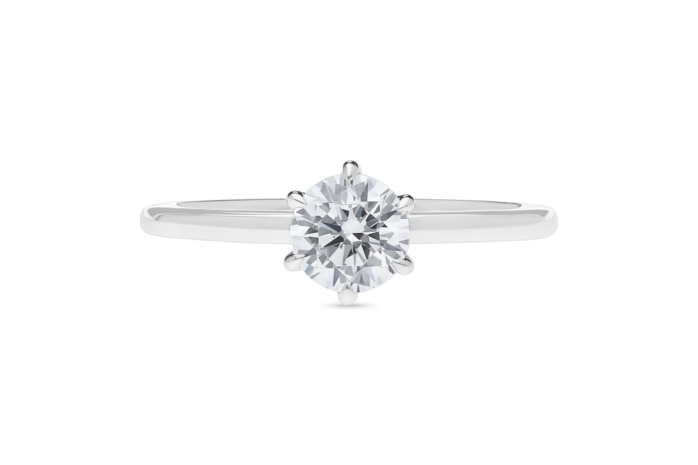 The Bianca - Round Brilliant Cut Diamond Ring