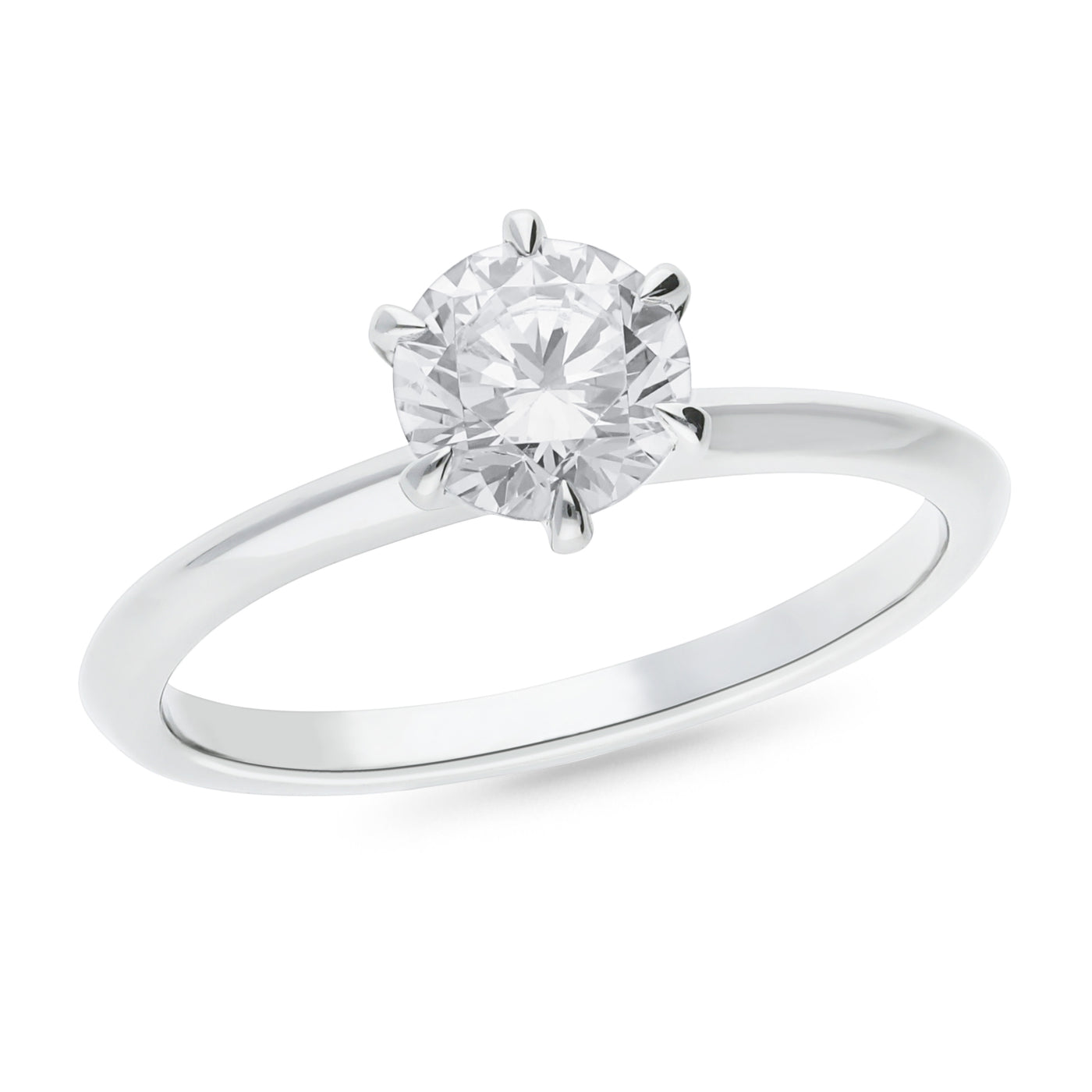 The Zinnia - Round Brilliant Cut Diamond Ring