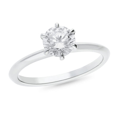 The Zinnia - Round Brilliant Cut Diamond Ring