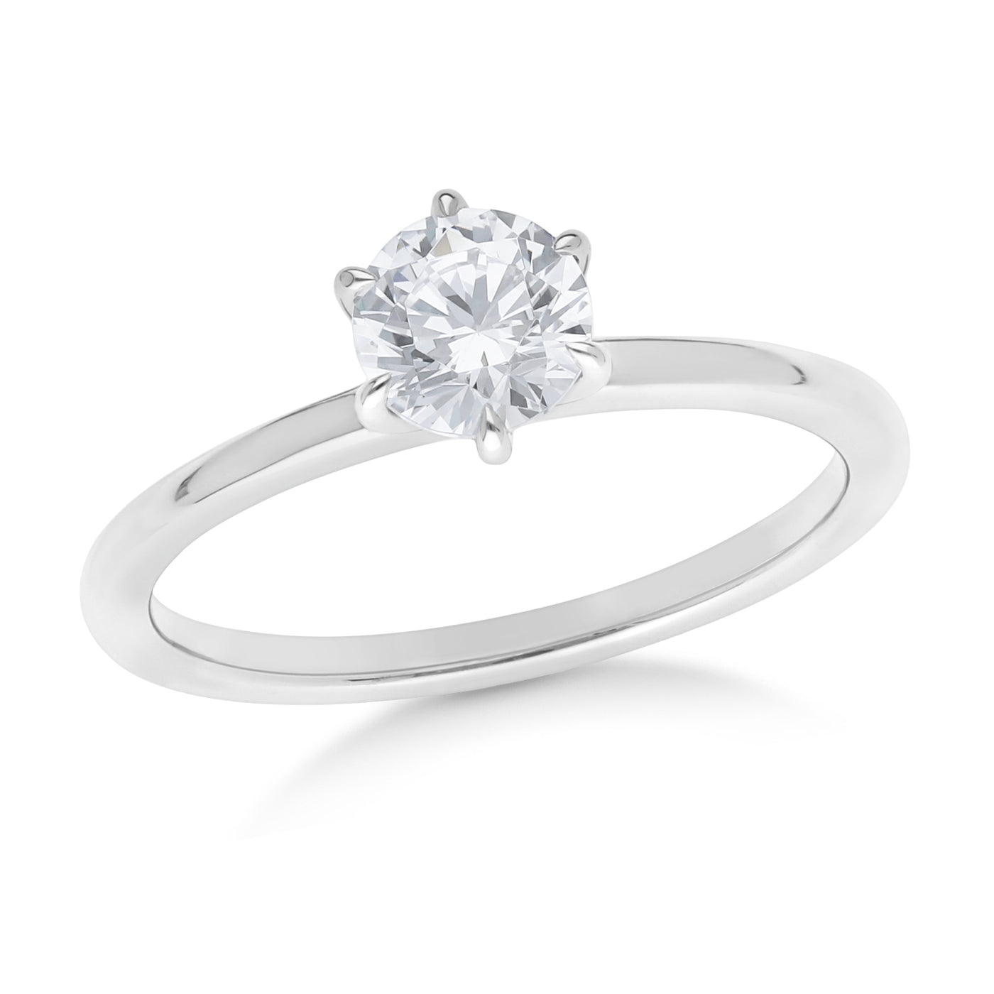 The Cleo - Round Brilliant Cut Diamond Ring