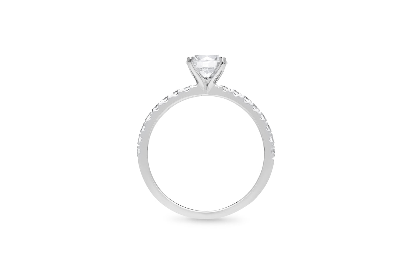 The Willa - Round Brilliant Cut Diamond Cluster Ring