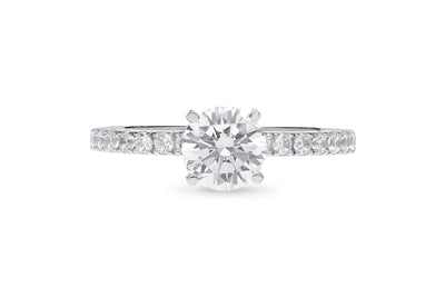 The Willa - Round Brilliant Cut Diamond Cluster Ring