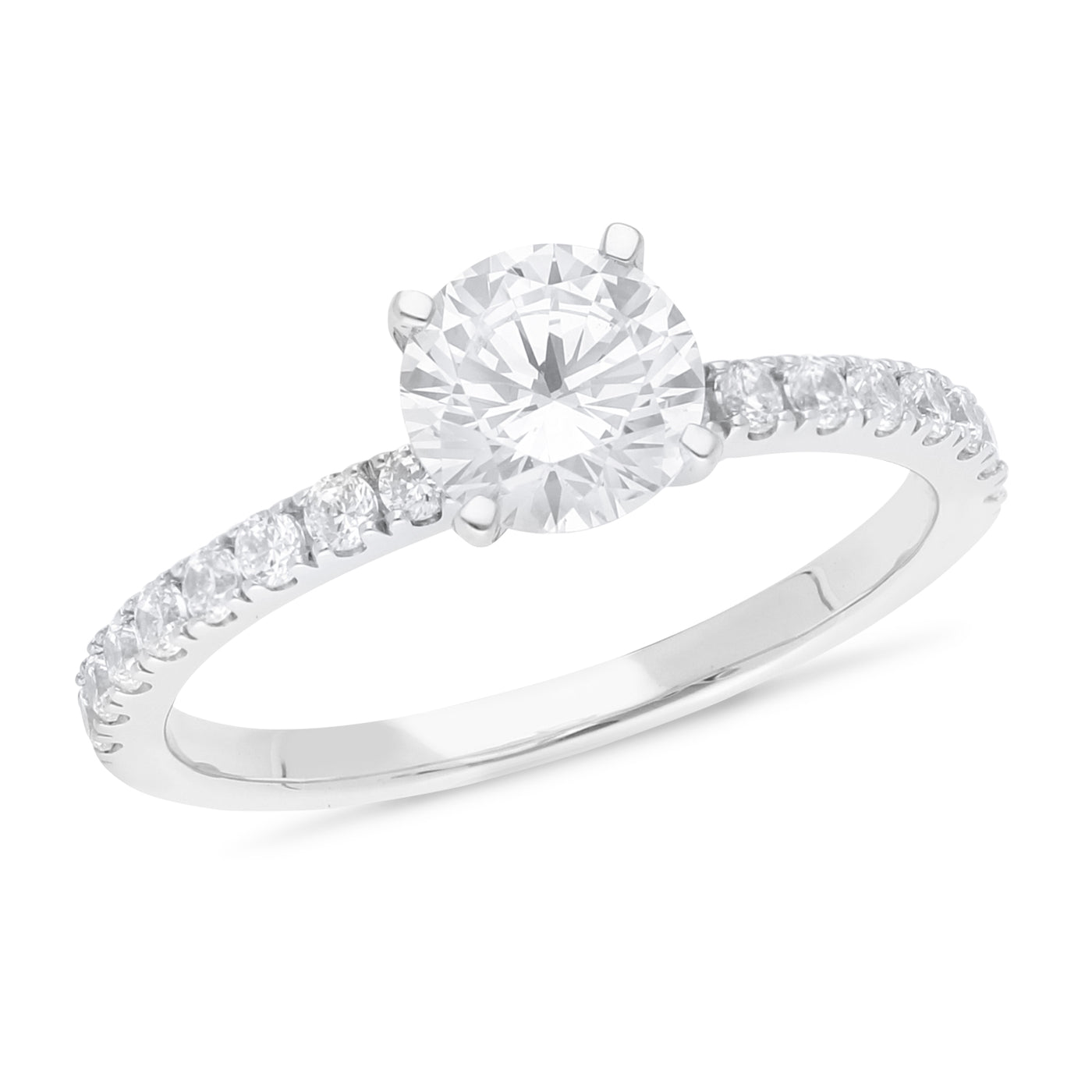 The Willa - Round Brilliant Cut Diamond Cluster Ring