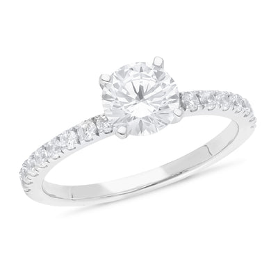 The Willa - Round Brilliant Cut Diamond Cluster Ring