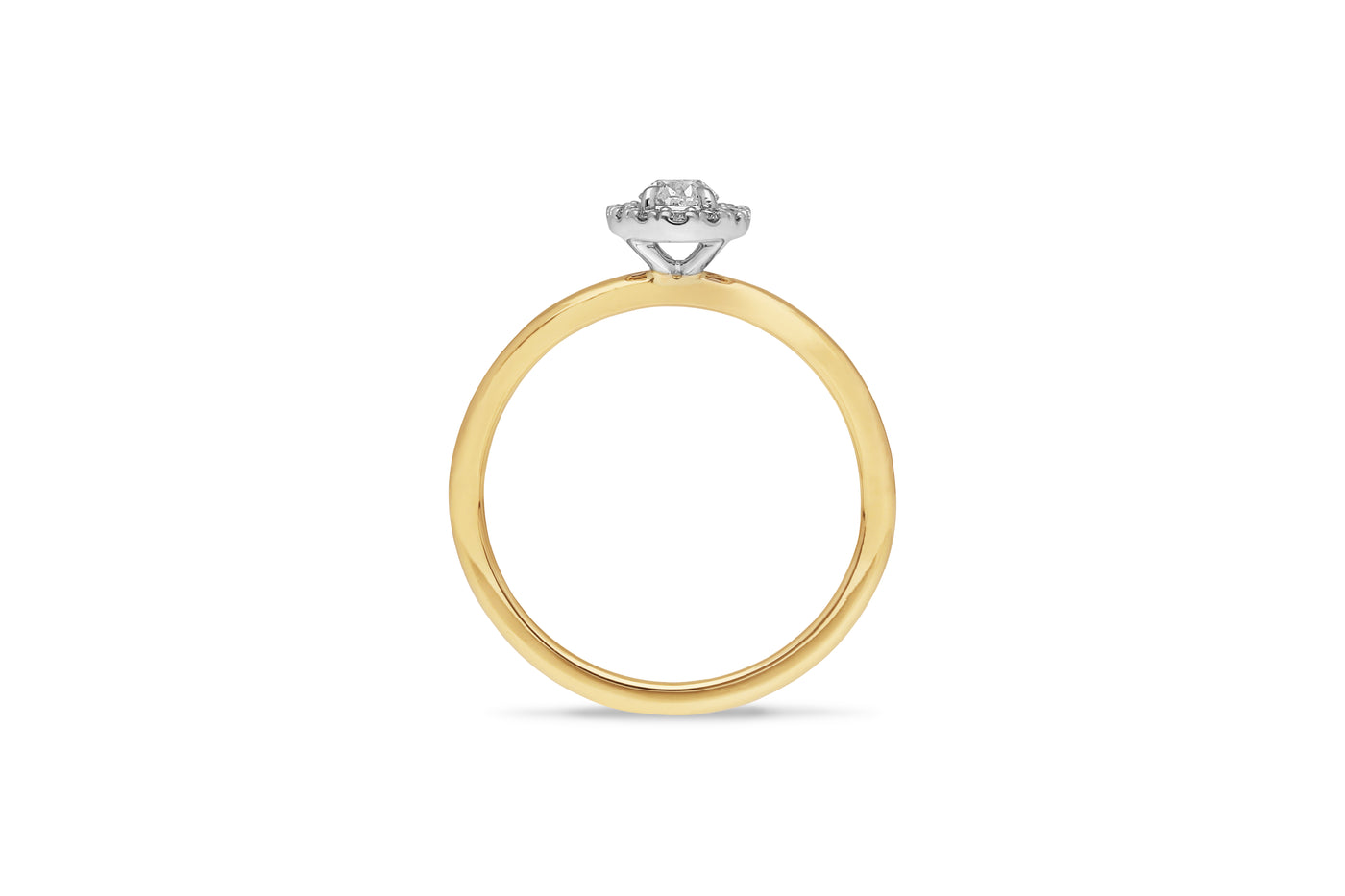 The Valentina - Oval Cut Diamond Cluster Ring