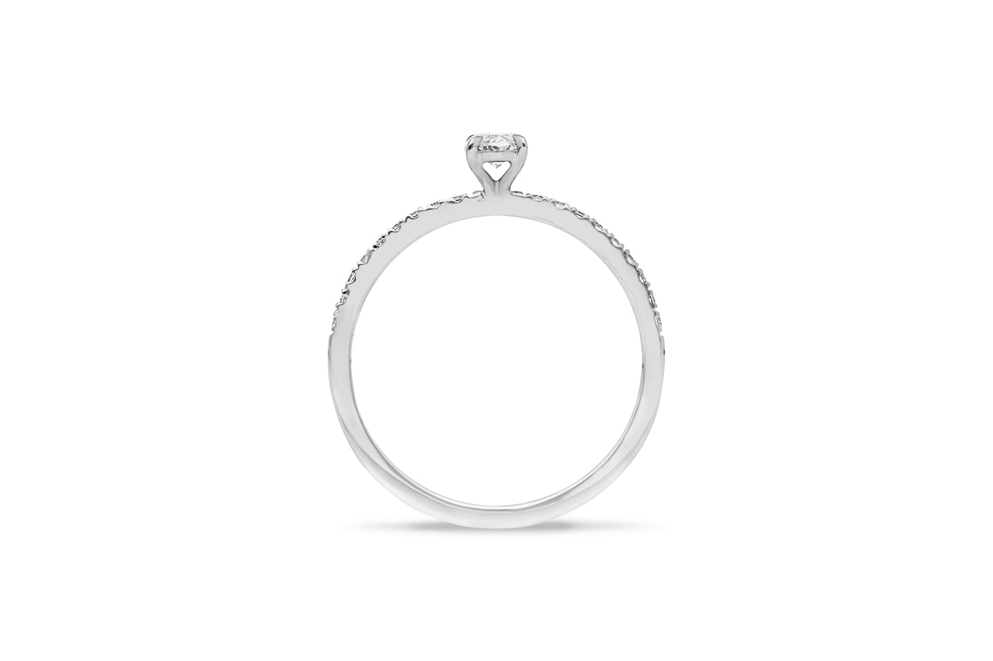 The Rosalie - Oval Cut Diamond Ring