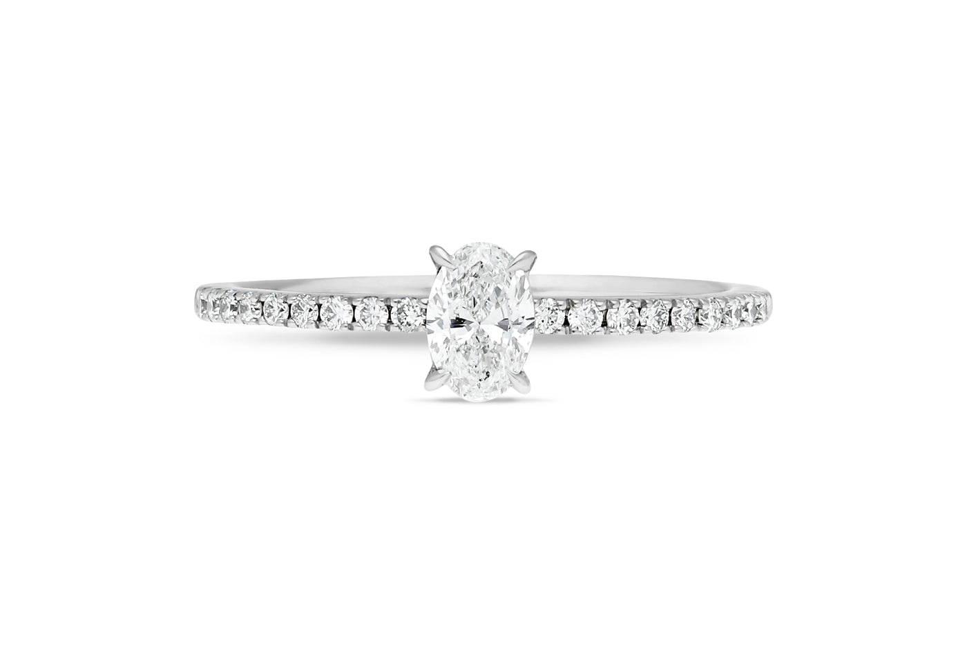 The Rosalie - Oval Cut Diamond Ring