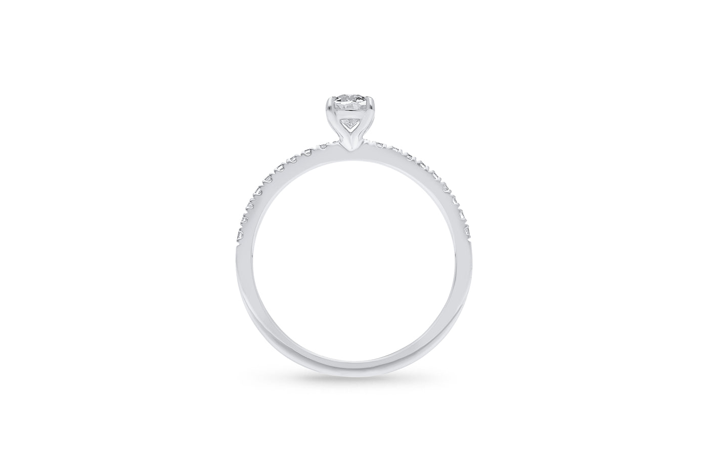 The Quinn - Oval Cut Diamond Ring