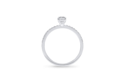 The Quinn - Oval Cut Diamond Ring