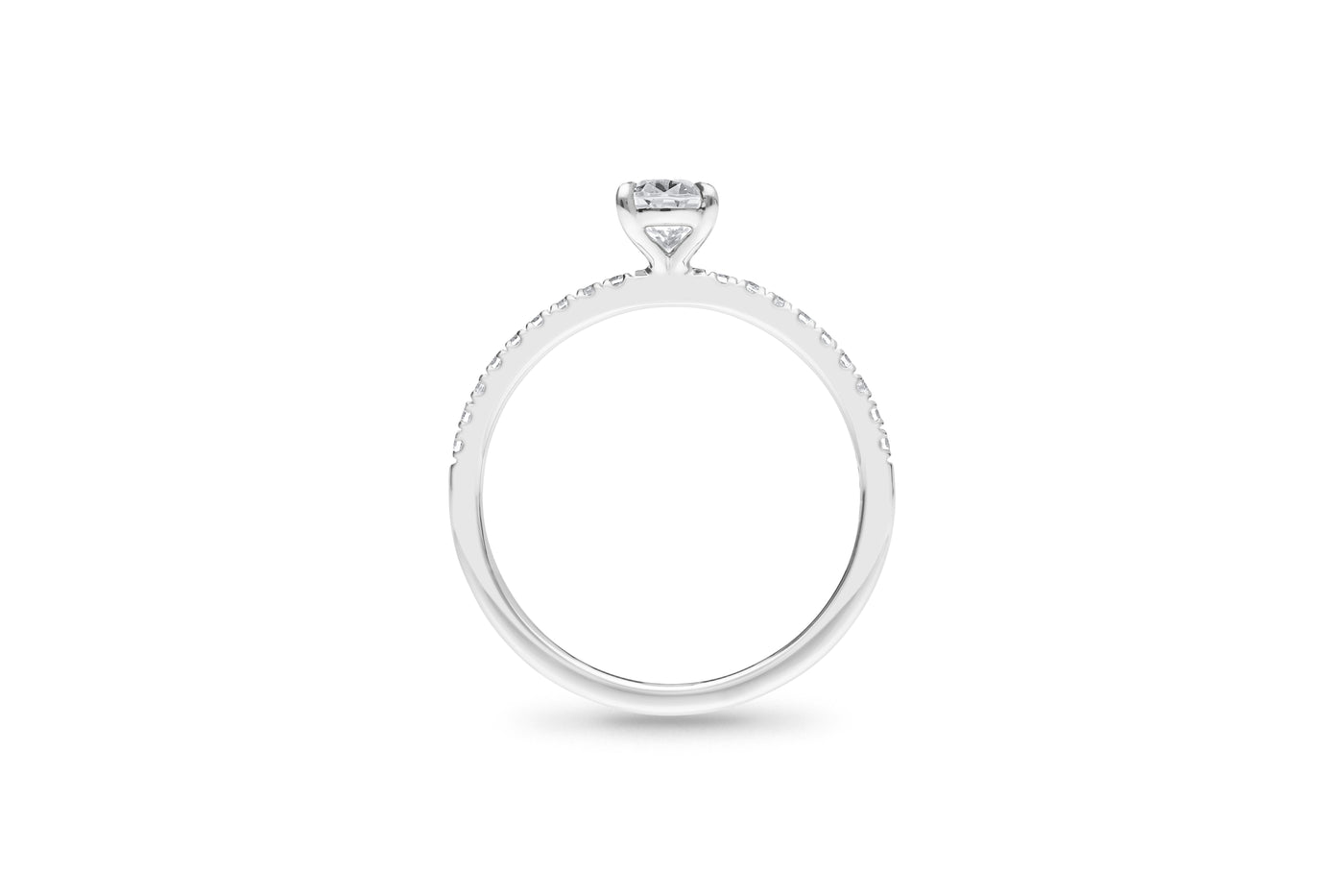 The Penelope - Oval Cut Diamond Ring