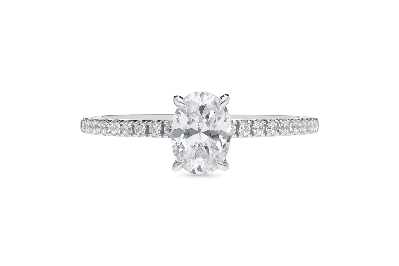 The Penelope - Oval Cut Diamond Ring