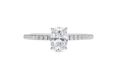 The Penelope - Oval Cut Diamond Ring