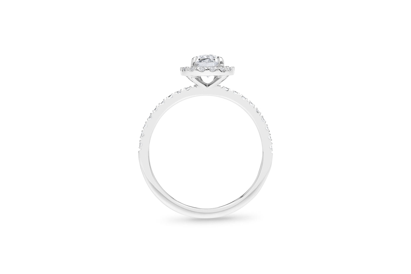 The Kiara - Pear Cut Diamond Ring