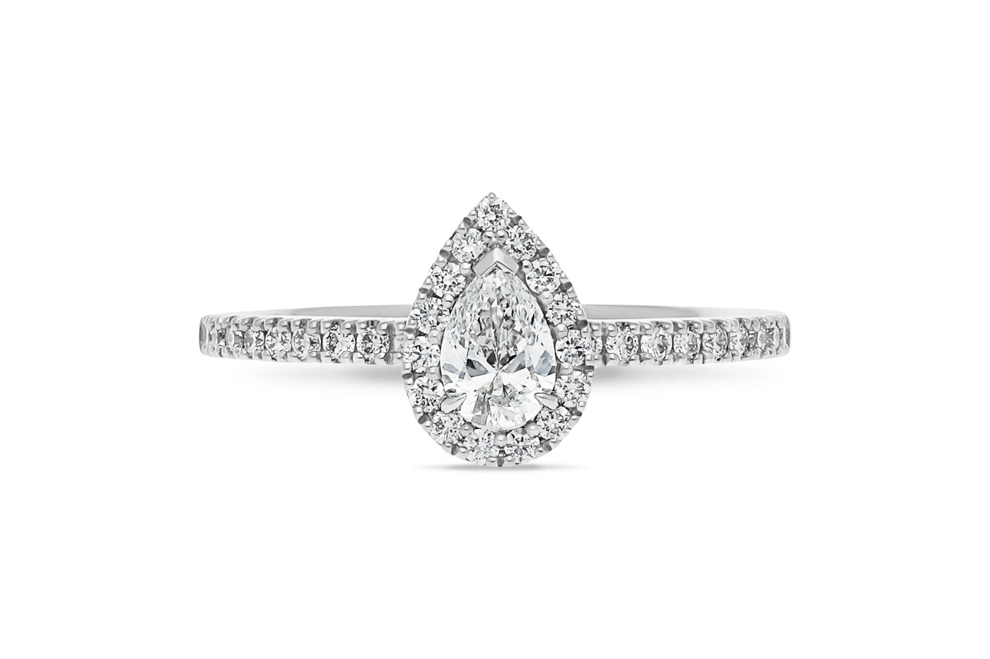 The Nora - Pear Cut Diamond Ring