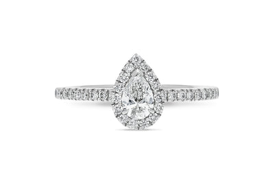 The Nora - Pear Cut Diamond Ring