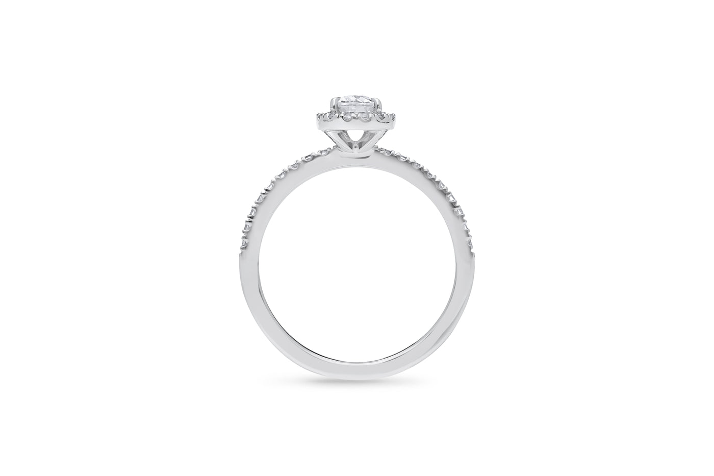 The Mirabelle - Pear Cut Diamond Ring