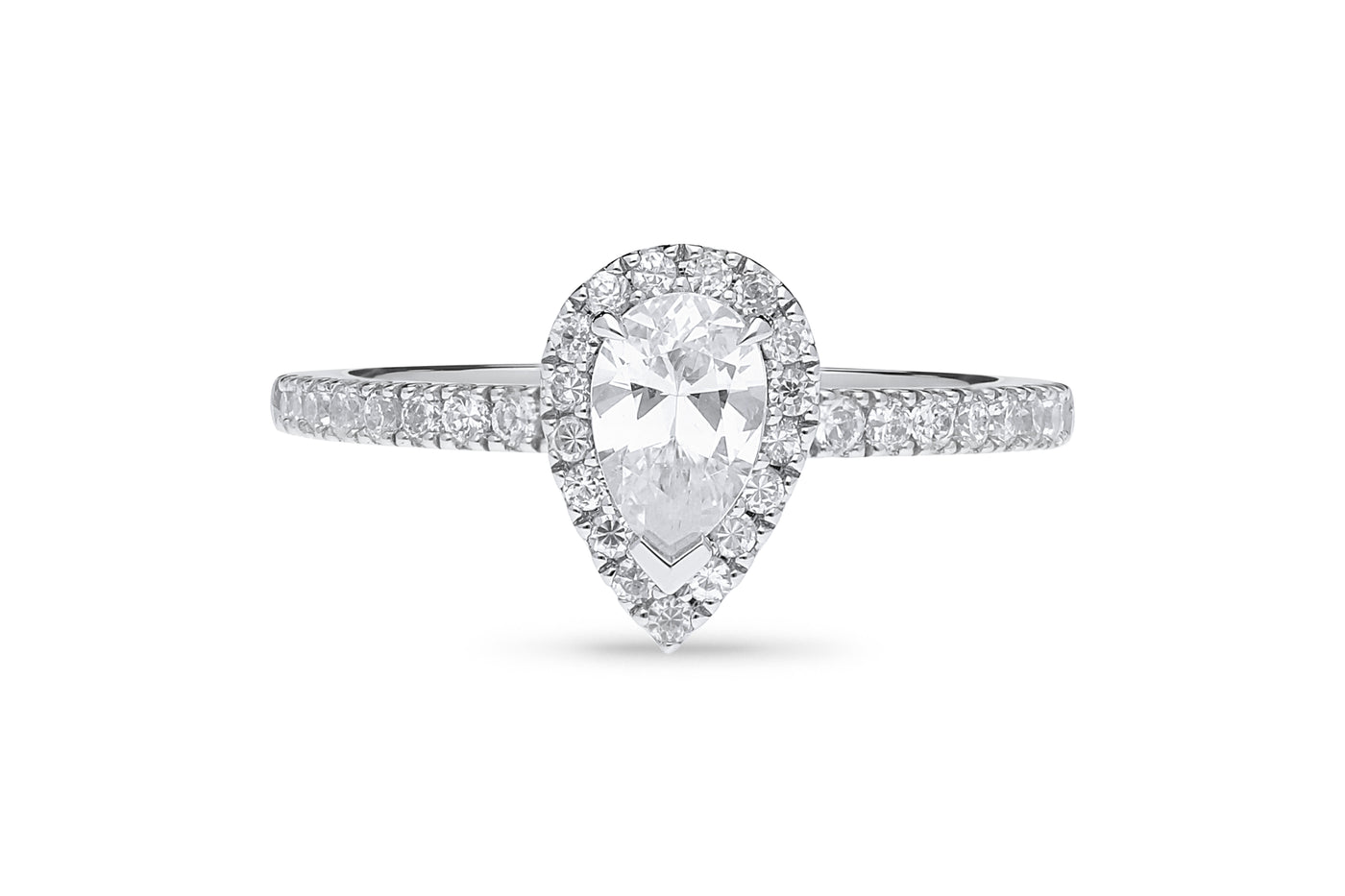 The Mirabelle - Pear Cut Diamond Ring