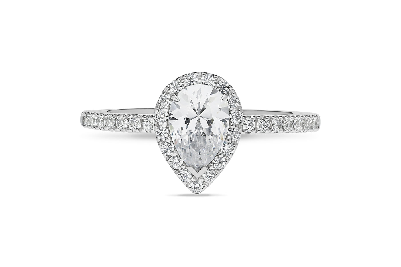 The Layla - Pear Cut Diamond Ring