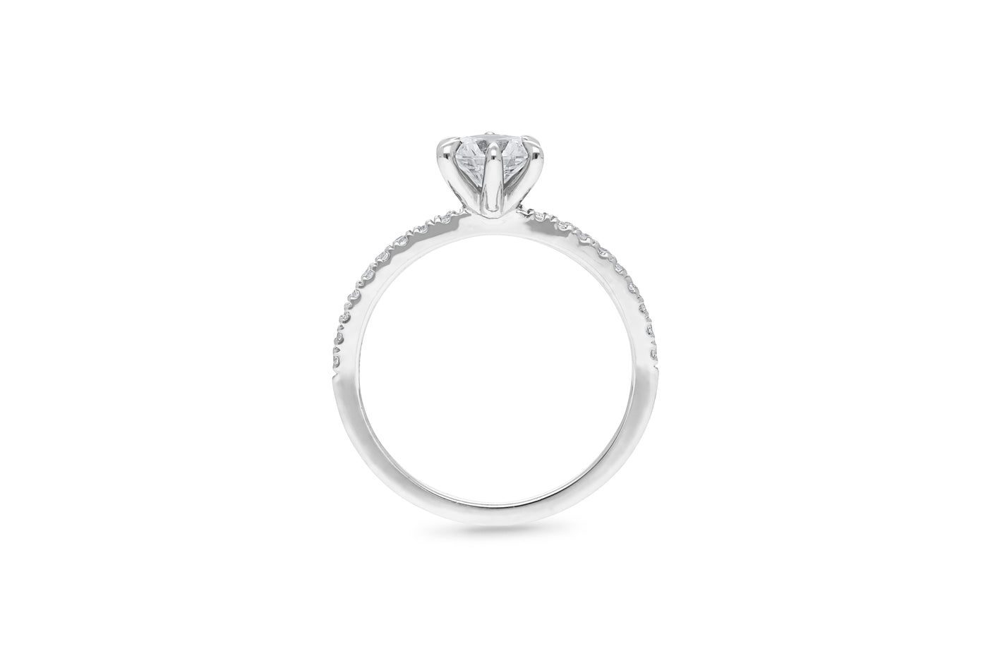 The Helena - Round Brilliant Cut Diamond Ring