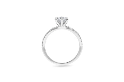 The Helena - Round Brilliant Cut Diamond Ring