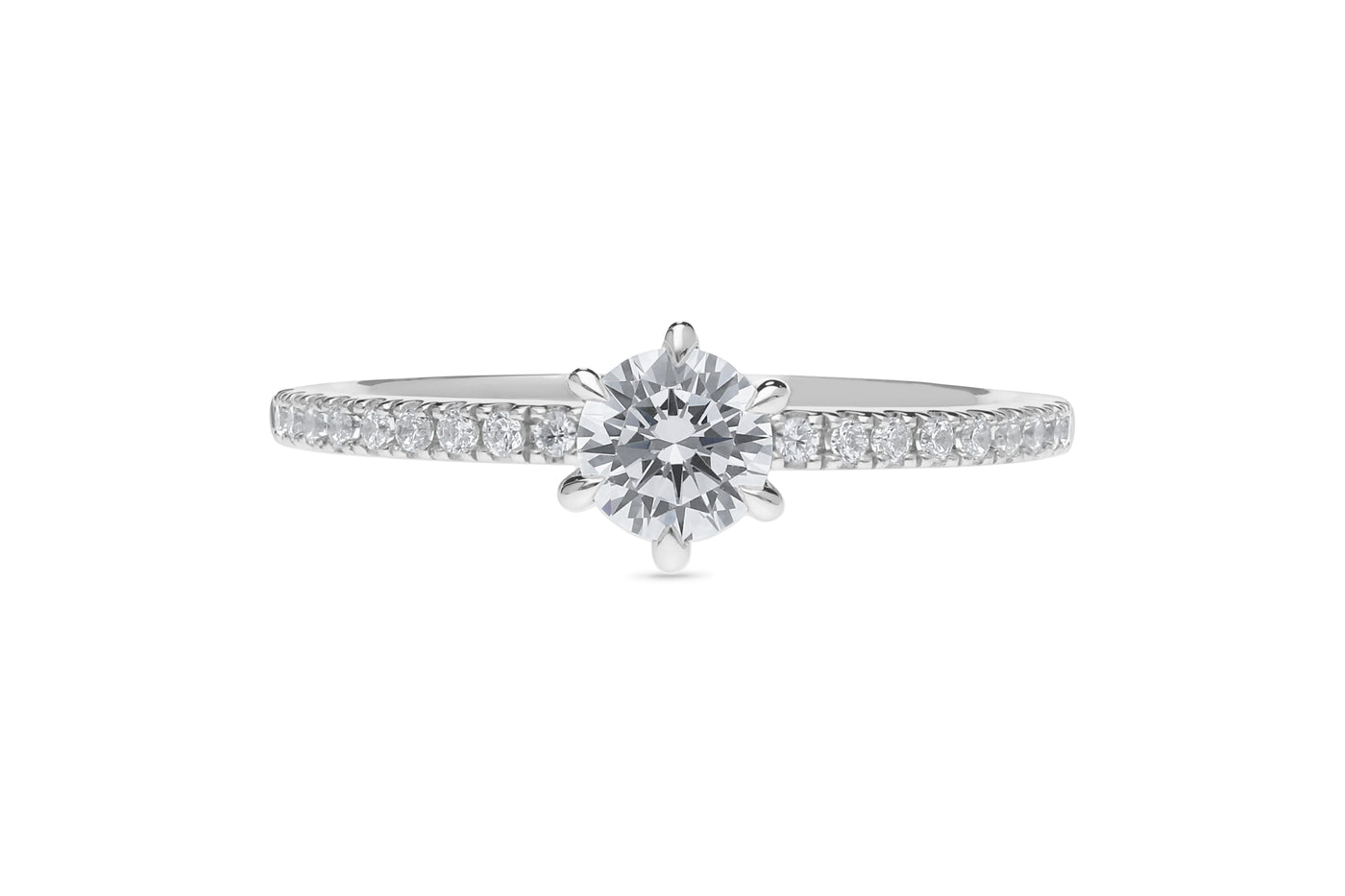 The Jade - Round Brilliant Cut Diamond Ring
