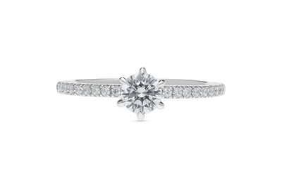 The Jade - Round Brilliant Cut Diamond Ring