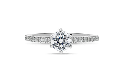 The Ivy - Round Brilliant Cut Diamond Ring