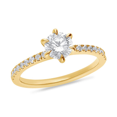 The Helena - Round Brilliant Cut Diamond Ring